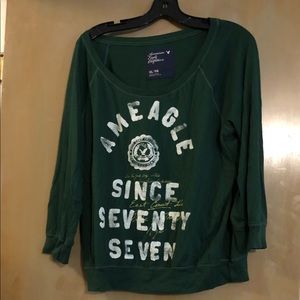 American Eagle Quarter Length Shirt